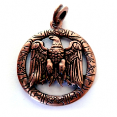 GERMANENWAPPEN Altbronze (Kettenanhnger)