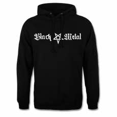 Black Metal + Pentagramm [lang] Kapuzenpullover