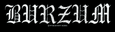 Burzum - Logo in silver (Superstrip - Patch)