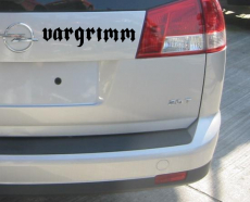 Vargrimm - Schriftzug Autoaufkleber