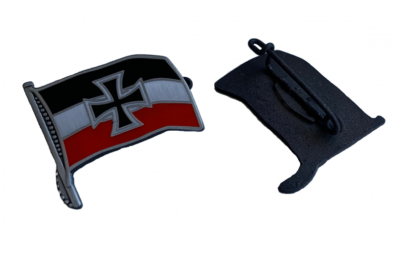 German Reichsflagge with Iron Cross Pin