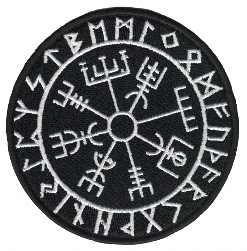 Vegvisir in the Rune Circle (Patch)