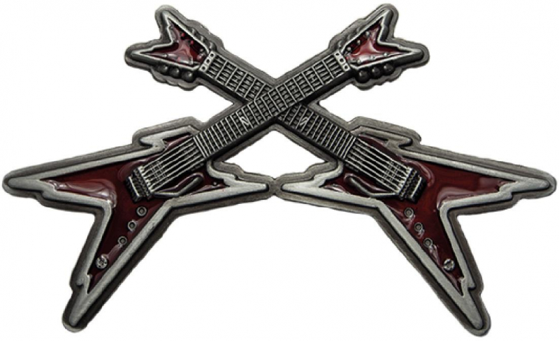 E-Gitarre Metal Grtelschnalle / Buckle