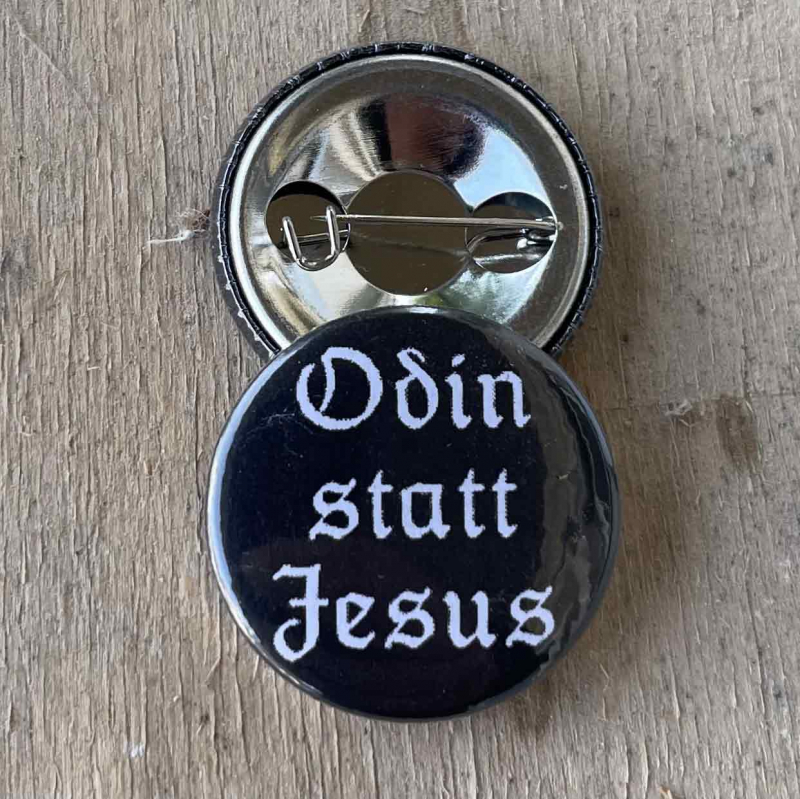Odin statt Jesus Button