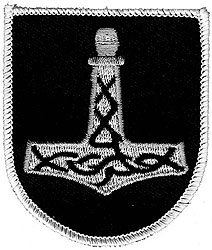 Thors Hammer Wappen  (Aufnher)