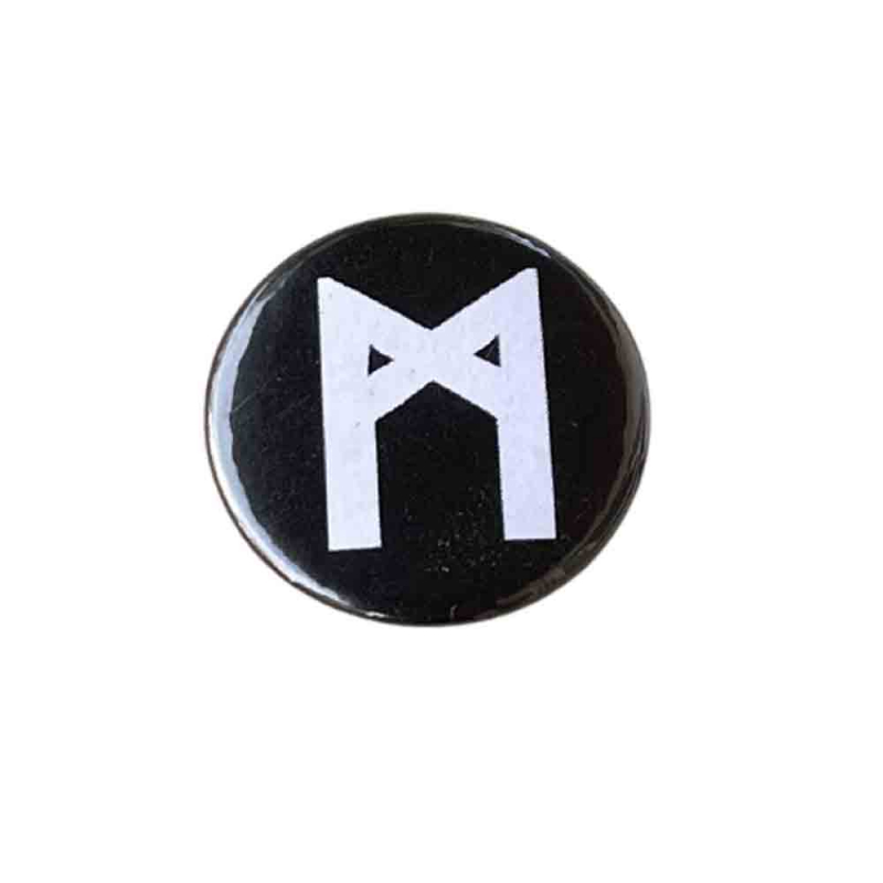 Mannaz Rune Button