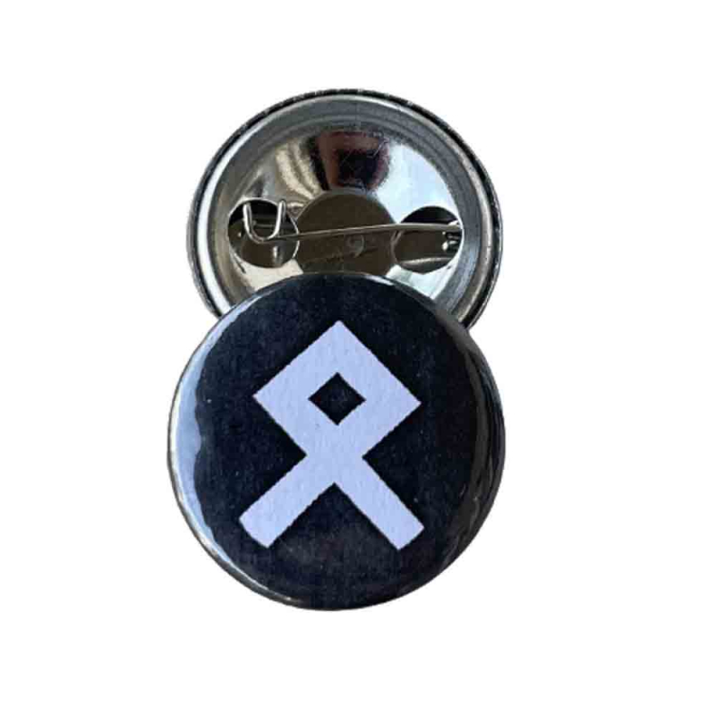 Odal / Othila Rune Button