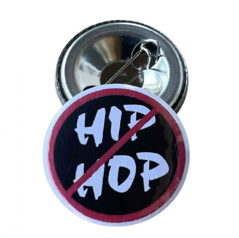 Fuck Hip-Hop button