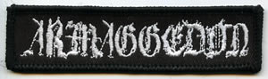 Armaggedon  Logo Patch