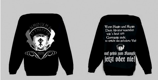 Hugin und Munin - auf gehts zum Kampfe Sweatshirt