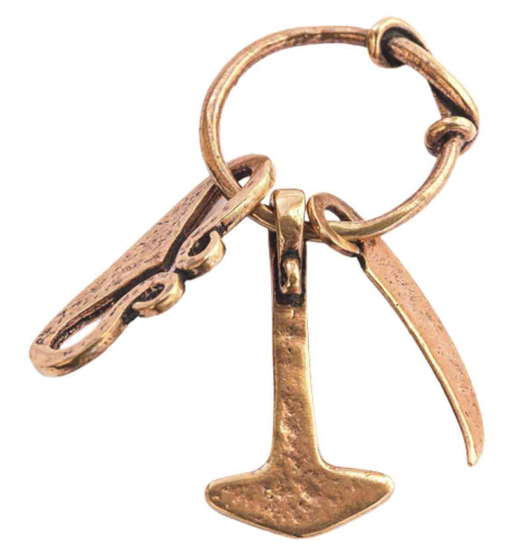 Viking cult vintage - bronze pendant