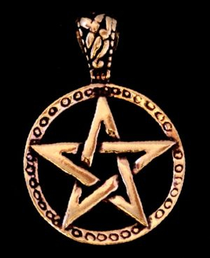 Anhnger Pentagramm Celtic