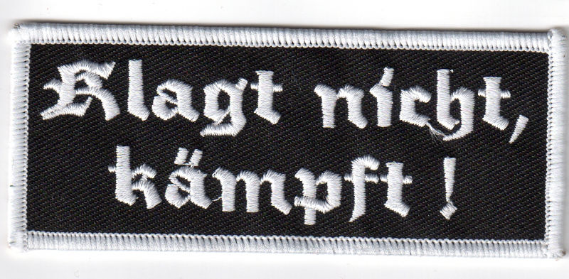 Klagt nicht, kmpft (Patch)