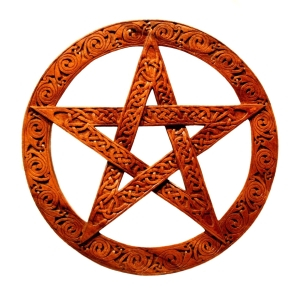 Pentagramm Celtic (Holz Wandschmuck)