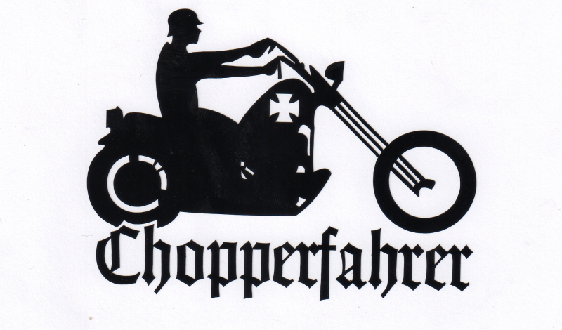 Chopperfahrer Autoaufkleber