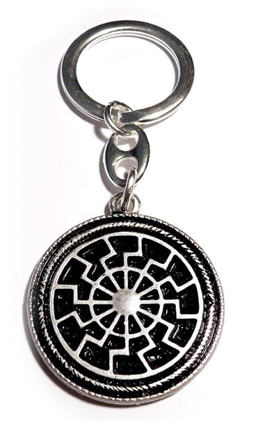 Black Sun Keychain