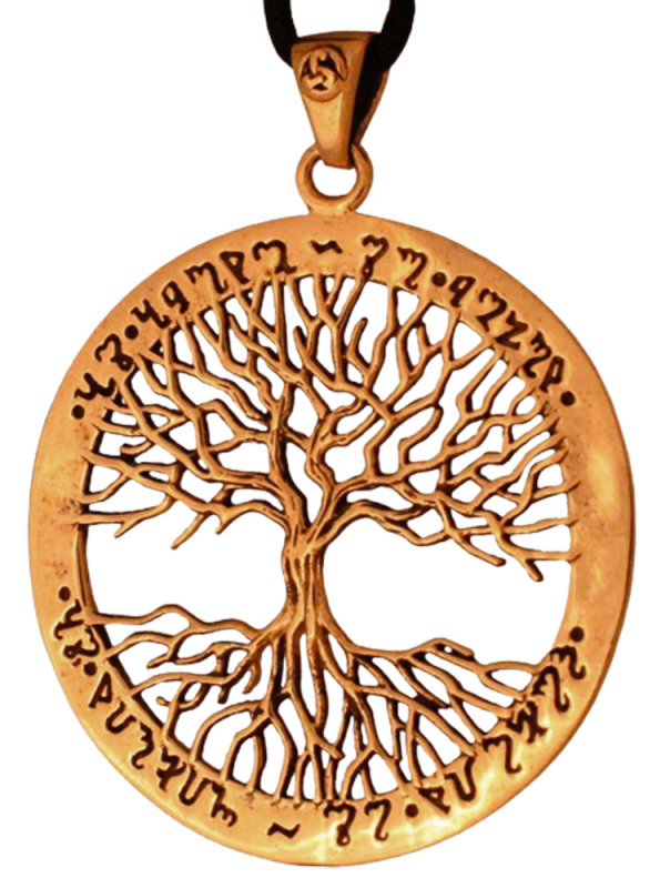 Baum des Lebens - Kettenanhnger aus Bronze