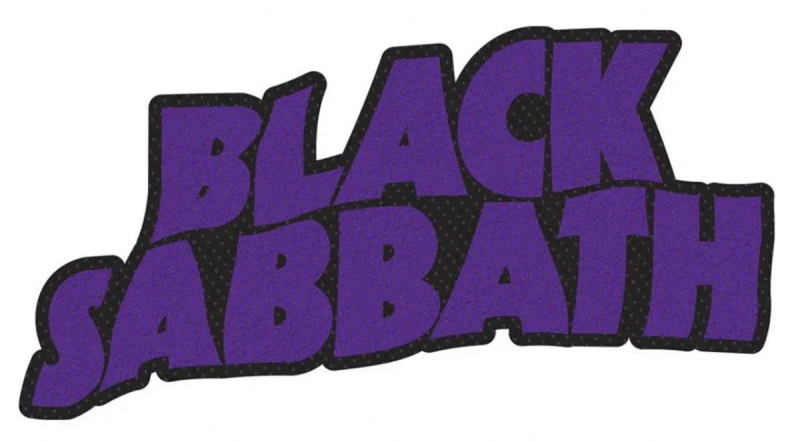 Black Sabbath - Logo Cut Out Aufnher