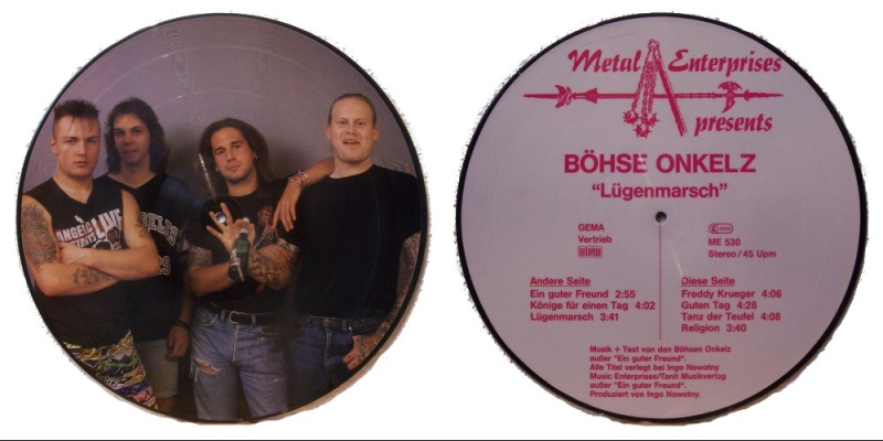 Bhse Onkelz - Lgenmarsch Picture-Disc LP