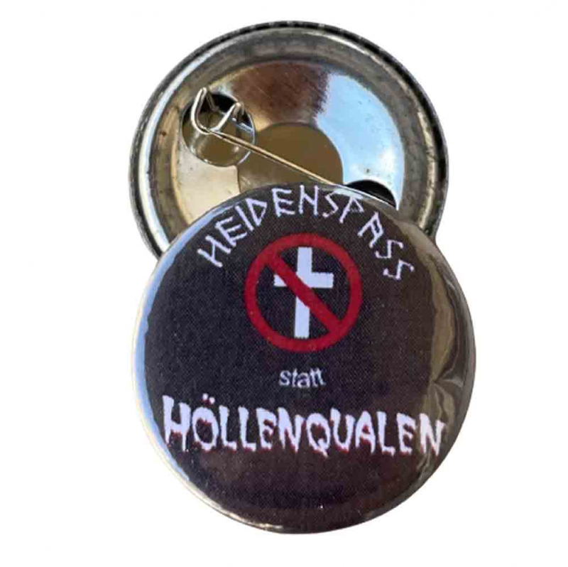 Heidenspass statt Hllenqualen Button