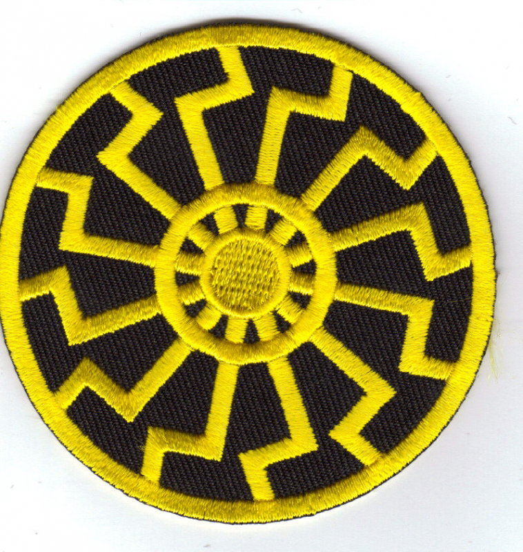 Black Sun (yellow) Patch