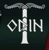 Odin mit Irminsul (Autoaufkleber)