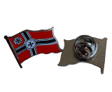Reichkriegsflagge mit Eisernes Kreuz Pin