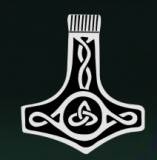 Thors Hammer / Mjllnir (Autoaufkleber)