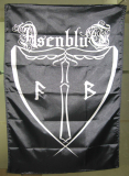Asenblut - Logo Fahne / Posterflagge