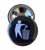 Keep clean !  Halte deine Umwelt sauber (Button)