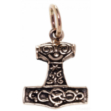 Mjlnir - kleiner Thors Hammer (Kettenanhnger in Bronze)