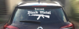 Terror Black Metal Rear Window Sticker
