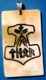 Thors Hammer  2 (Kettenanhnger - Horn)