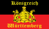 LNDERFAHNE / KNIGREICH WRTTEMBERG