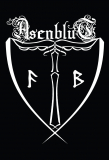 Asenblut - Logo Fahne / Posterflagge