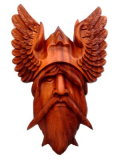 Odin (Holz Wandschmuck)