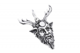 Green Man Cernunnos - Pendant in silver