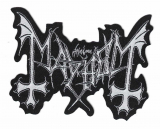 Mayhem - Logo (wei) Aufnher