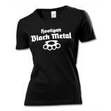 Hooligan Black Metal Girly T-Shirt