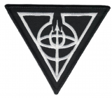 Apotheosis Omega - Dreieck Logo weiss (Aufnher)
