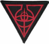 Apotheosis Omega - Dreieck Logo rot (Aufnher)