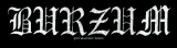 Burzum - Logo in silber (Superstrip - Aufnäher)