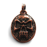 NORDIC SKULL Altbronze (Anhnger fr Kette)