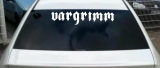Vargrimm (Heckscheiben Aufkleber)