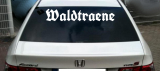 Waldtraene (Window-Carsticker)